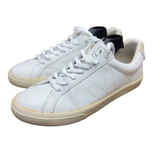 Veja Esplar logo Women Size 10 White and Black Sneakers